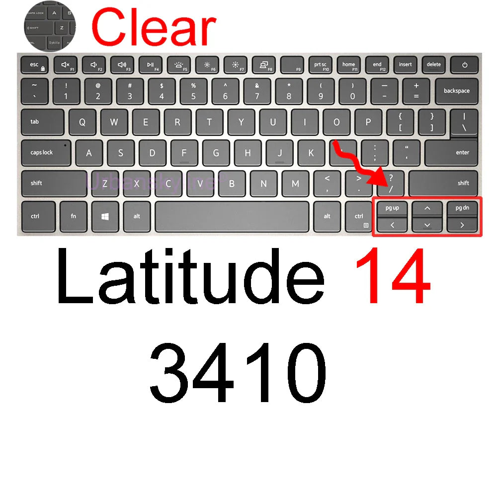 Dell Latitude 14" Keyboard Cover Skin