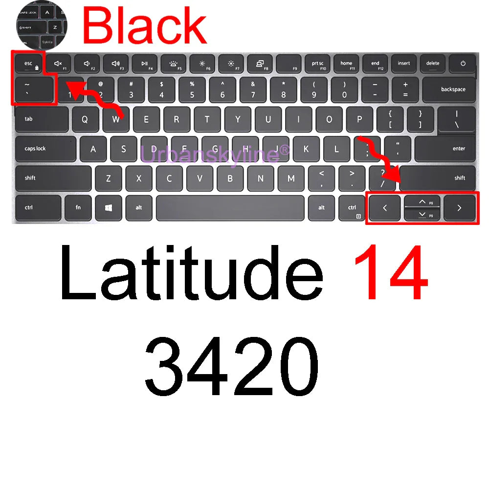 Dell Latitude 14" Keyboard Cover Skin