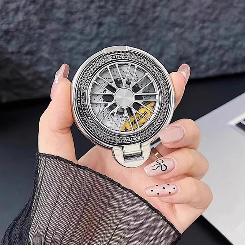 Cute Electroplating Gyroscope Ring Holder