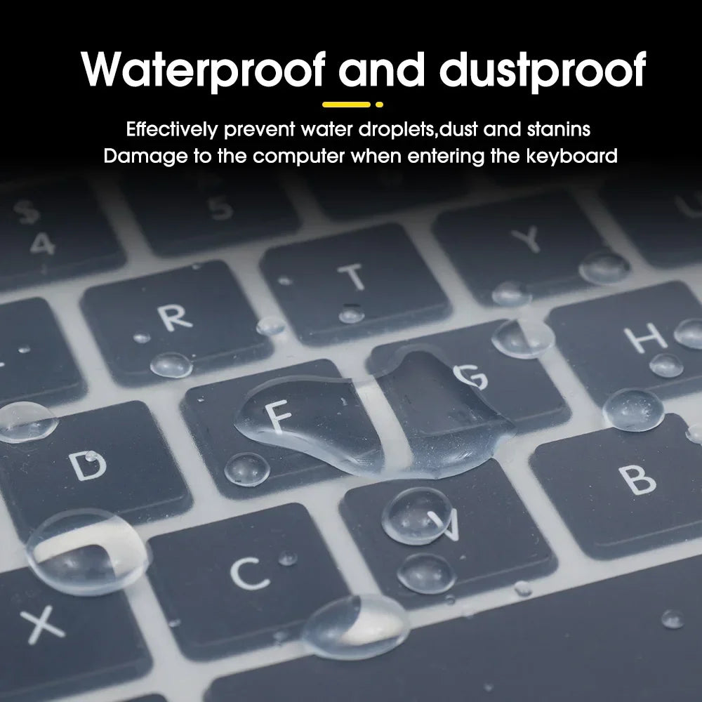 Transparent Silicone Keyboard Protector Cover