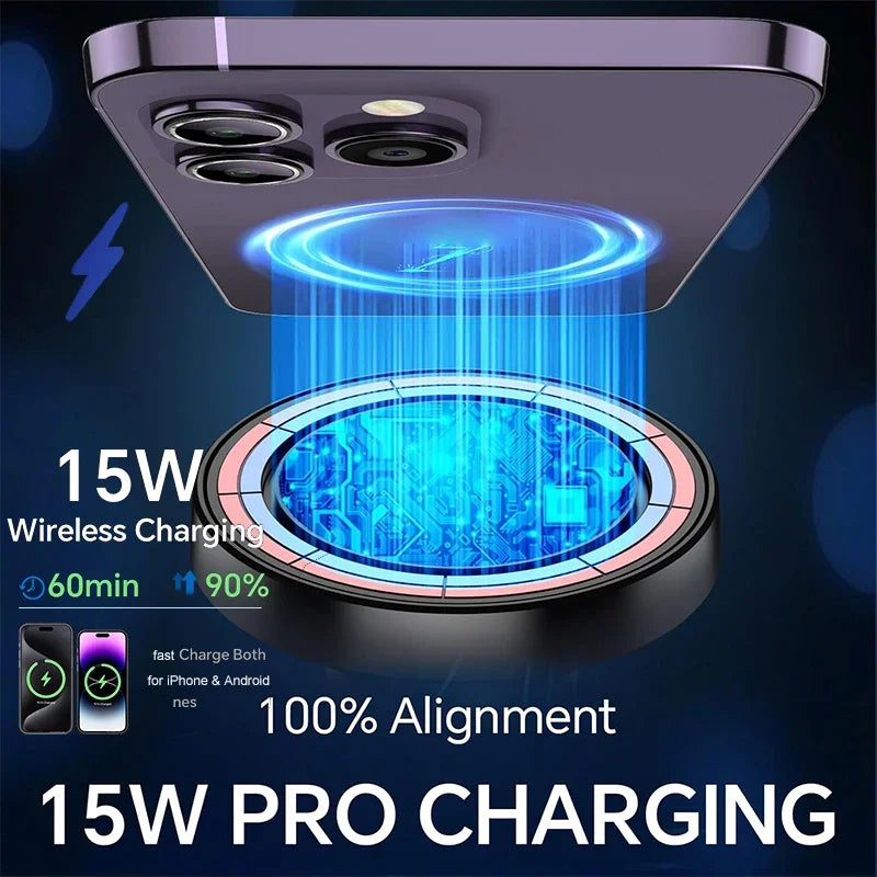 Magnetic Wireless Car Charger Holder