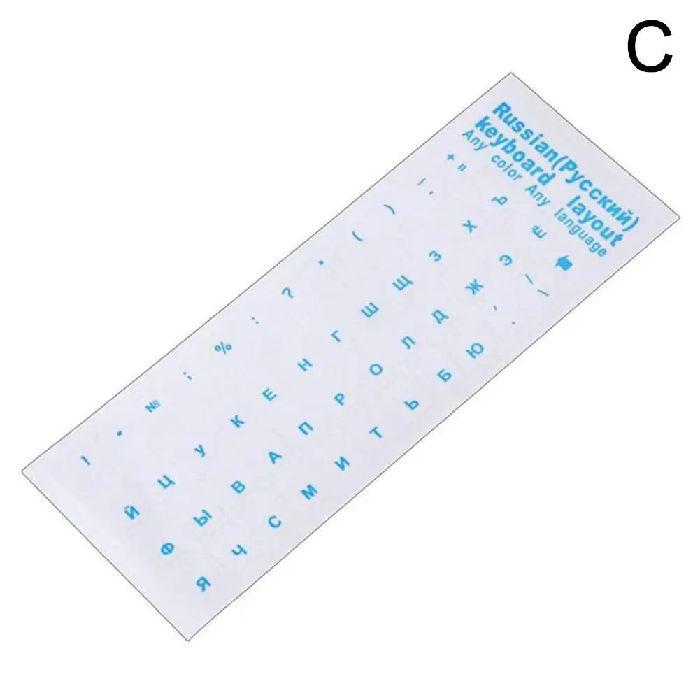 Clear Russian Keyboard Sticker Cover Film