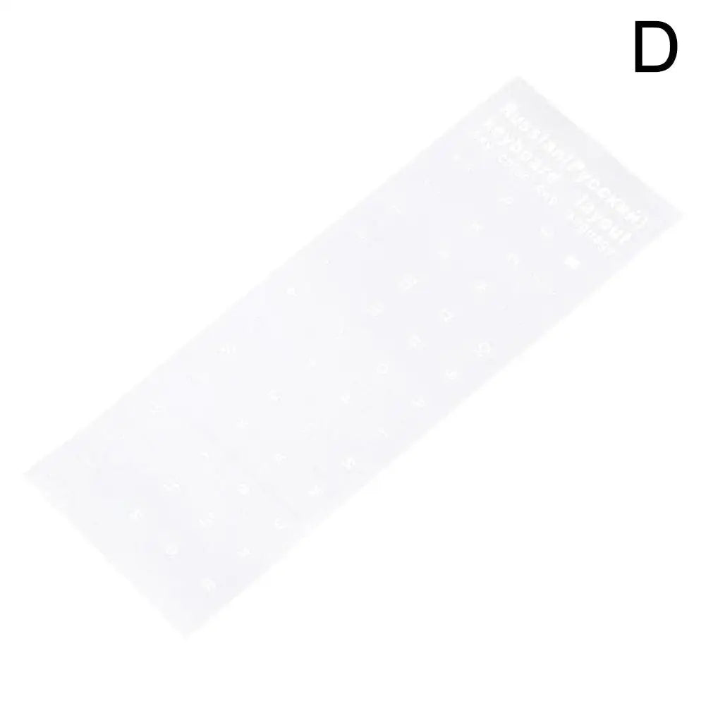 Clear Russian Keyboard Sticker Cover Film