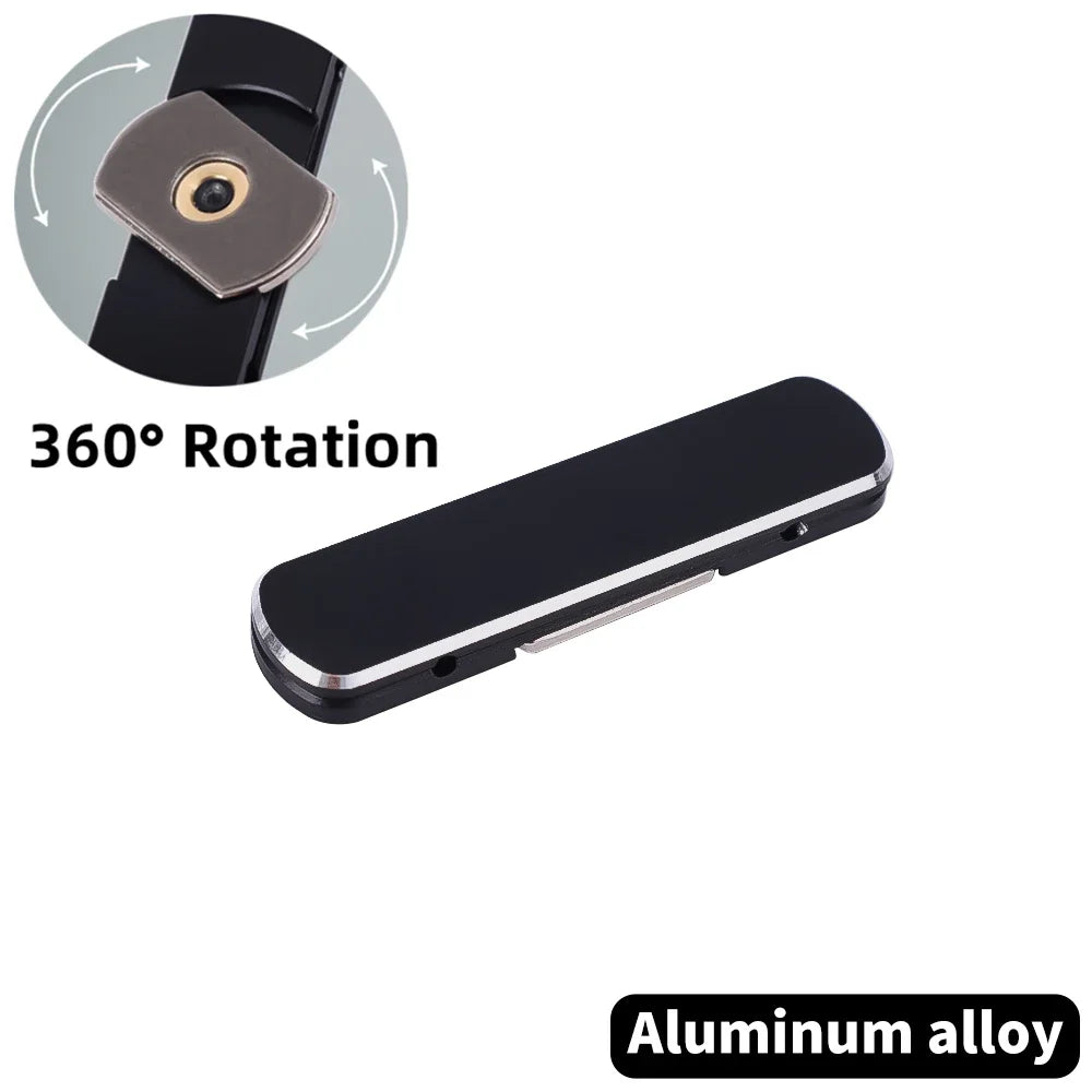 Mini Metal Folding Phone Holder, 360° Rotating Desktop Stand