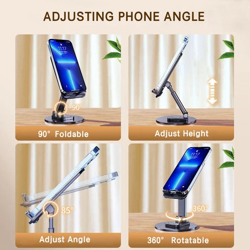 360° Rotating Adjustable Tablet Desk Stand