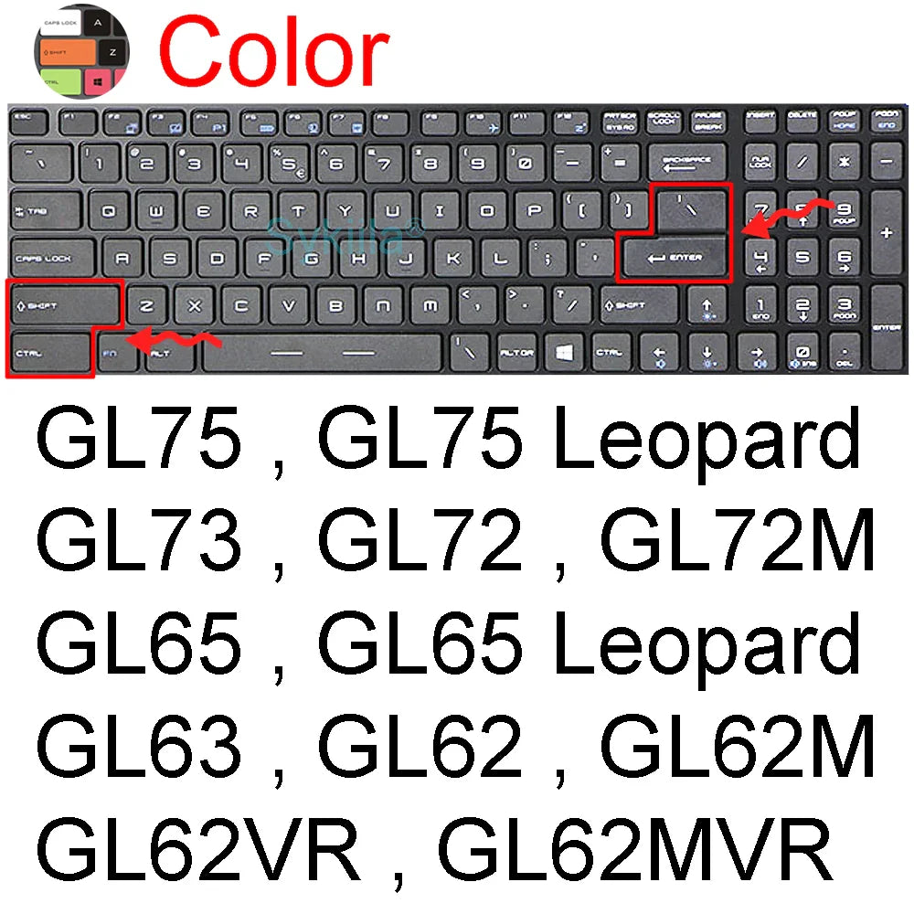 MSI GL Series Keyboard Cover Silicone