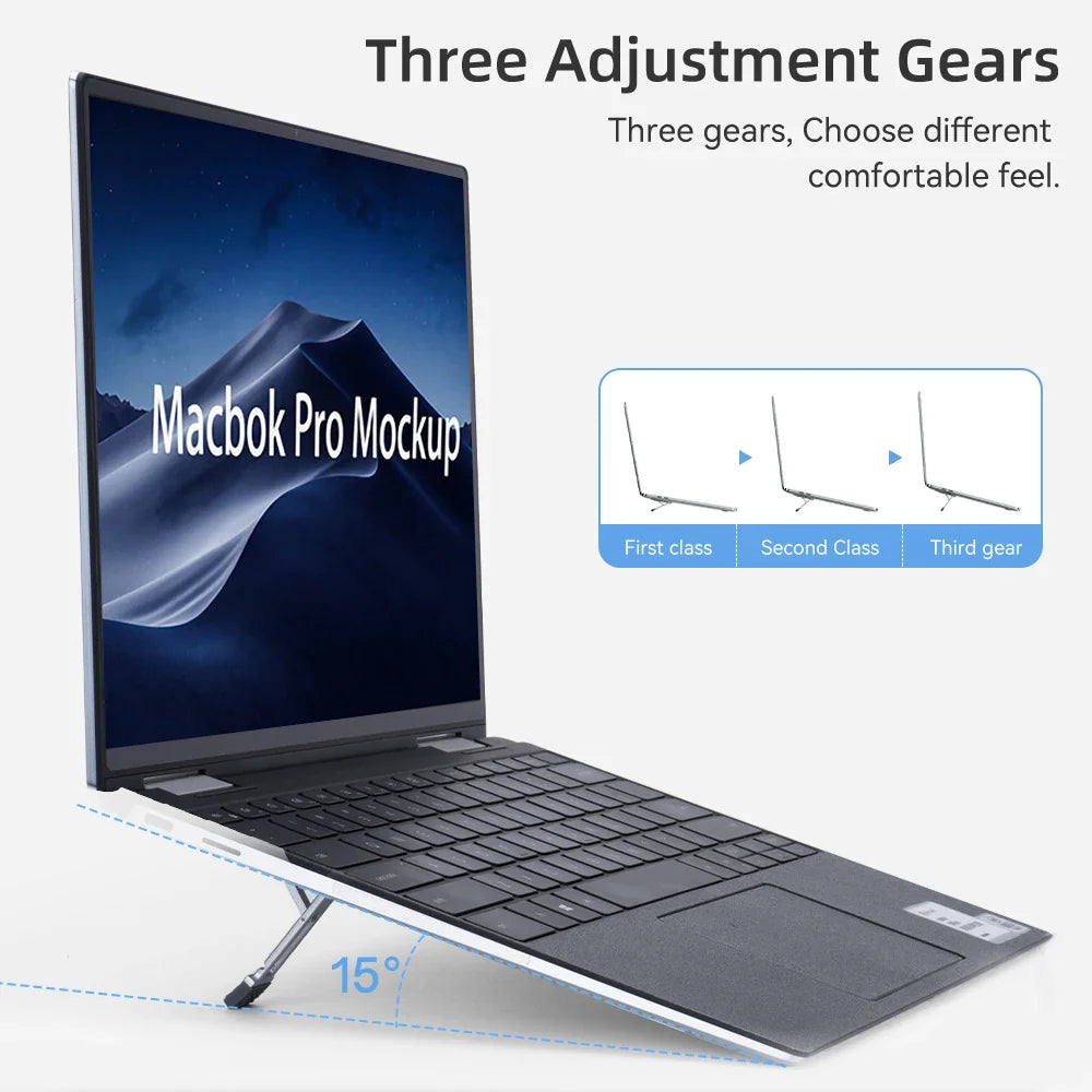 Mini Foldable Laptop Stand, Adjustable Holder