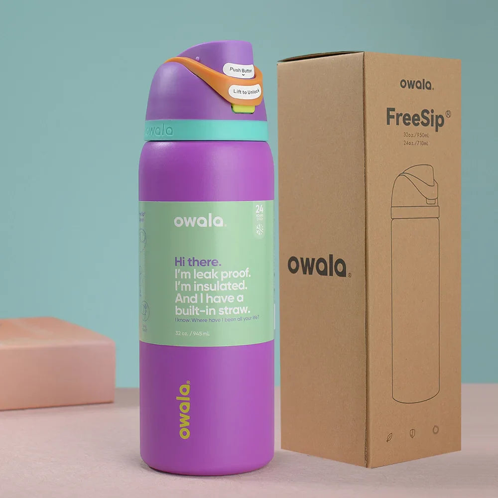 Owala FreeSip Travel Water Bottle 24oz/32oz