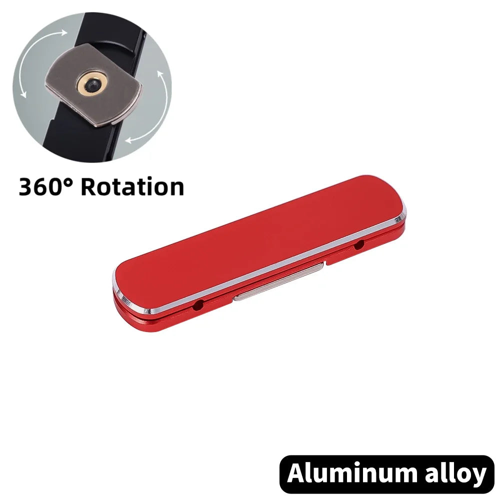 Mini Metal Folding Phone Holder, 360° Rotating Desktop Stand