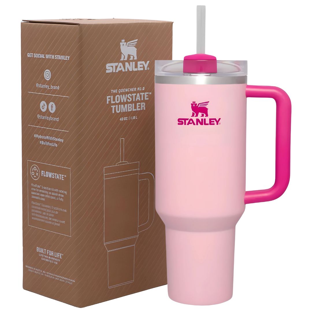 Flamingo Pink Stanley 40 oz Tumbler