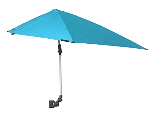 Sport-Brella Versa-Brella XL SPF 50+ Adjustable Umbrella with Universal Clamp, Aqua 40x42 inches