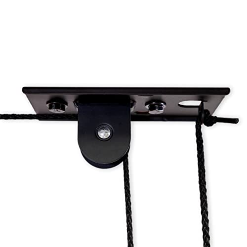 StoreYourBoard Cargo Box Ceiling Storage Hoist, Heavy Duty Holds 150 lbs, Rooftop Carrier Garage Pulley System, Fits 8-10 ft Tall Garage Ceilings