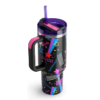 The Stanley x Barbie Quencher | 40 OZ - '80s Rockers with original Box