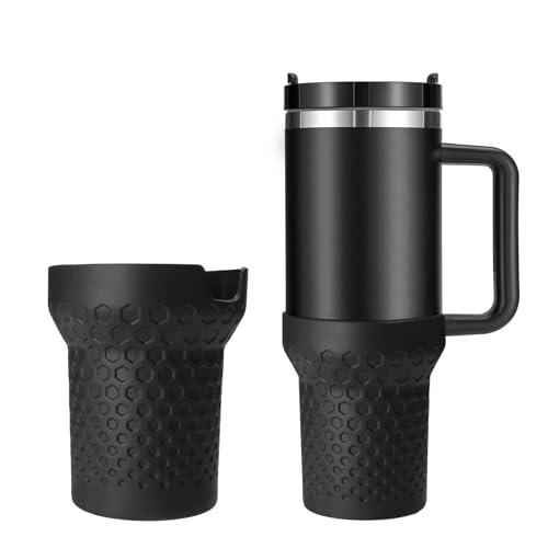 Thxbag Silicone Boot for Stanley Cup 40 oz, Orange Tall Rubber Cup Bottom Protector Sleeve for Stanley Quencher H2.0 FlowState Tumbler 40oz & Adventure Quencher Tumbler (40 oz, Orange)