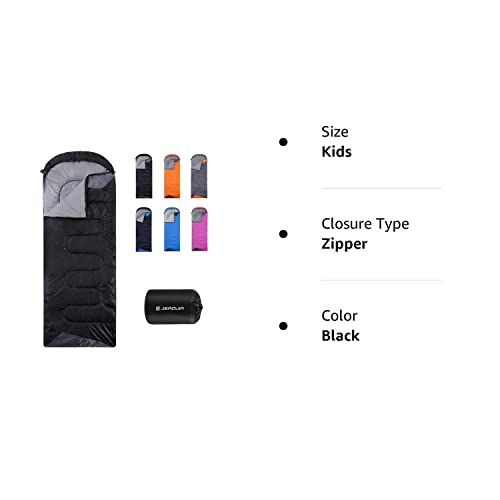JEAOUIA Sleeping Bags for Adults Backpacking Lightweight Waterproof- Cold Weather Sleeping Bag for Girls Boys Mens for Warm Camping Hiking Outdoor Travel Hunting with Compression Bags（RED）