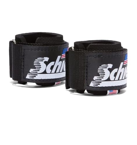 Schiek Sports Model 1100-WS Extra-Wide Wrist Straps - Black