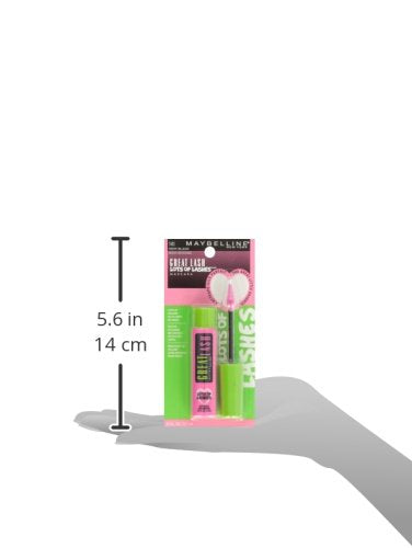 Maybelline New York Makeup Great Lash Lots Of Lashes Washable Mascara, Very Black Mascara, 0.43 fl oz (Pack of 2)