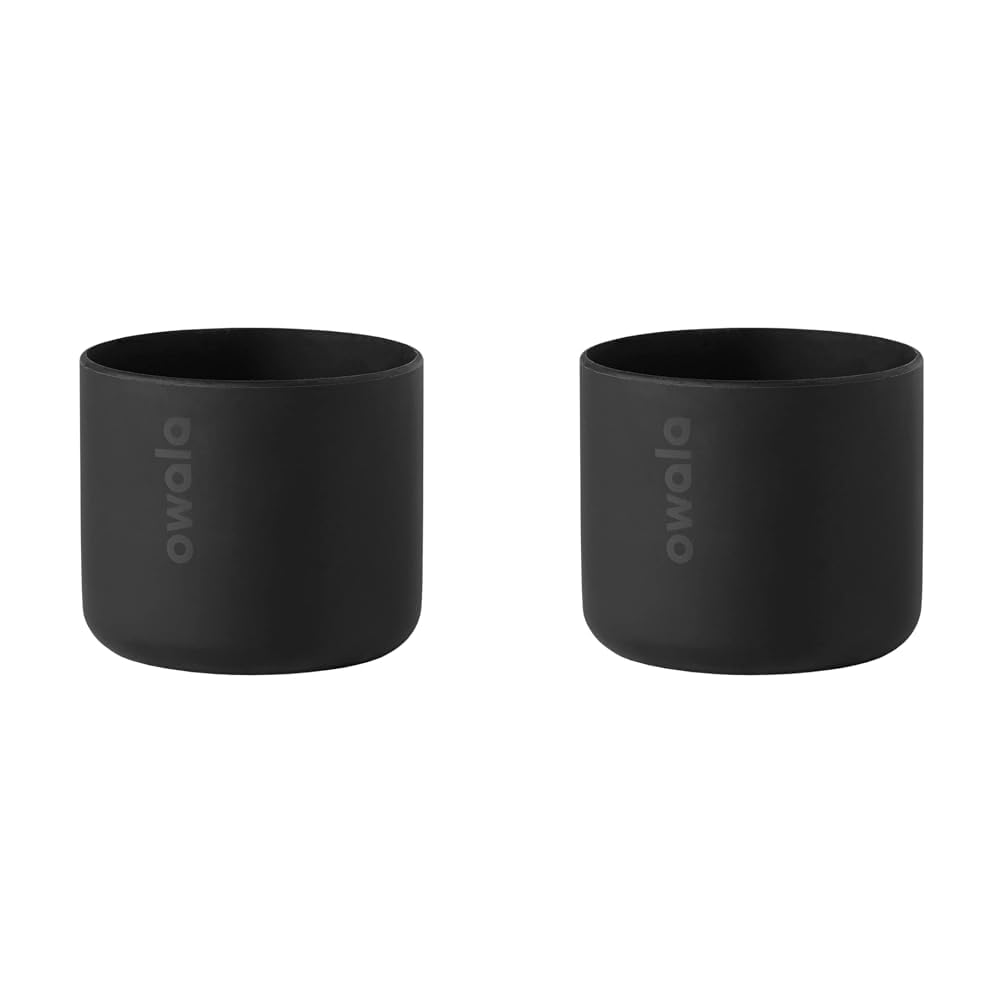 Owala Silicone Water Bottle Boots, Anti-Slip Sleeves for 24 Oz & 32 Oz FreeSip or Flip Stainless Steel Water Bottles, Black