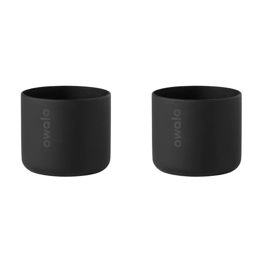 Owala Silicone Water Bottle Boots, Anti-Slip Sleeves for 24 Oz & 32 Oz FreeSip or Flip Stainless Steel Water Bottles, Black