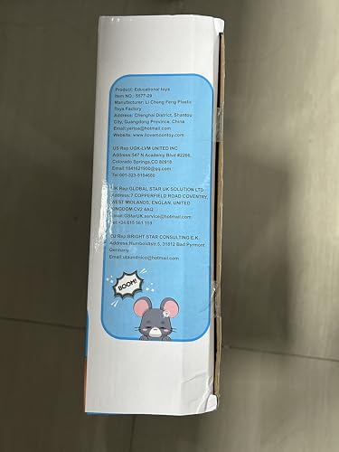 Yerloa Game for Toddlers 2 3 4 5 Year Old Boy Toys Christmas Unique Gift Kids Toys Ages 2-4 4-6 2-3 3-5 4-8 Interactive Learning Educational with Spray 2 Hammers, 5 Modes, 9 Music & Light