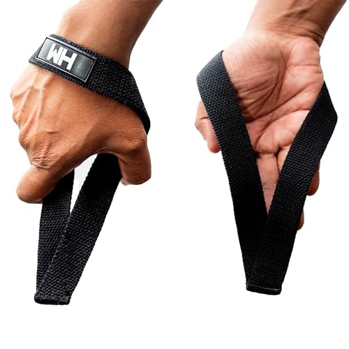 Weightlifting House Lifting Wrist Straps - Hand Wraps for Olympic Lifting, Snatch, Pulls, and Deadlift Straps - Grip Strength Trainer, Weight lifting, Wrist Wraps, Exercise Bands