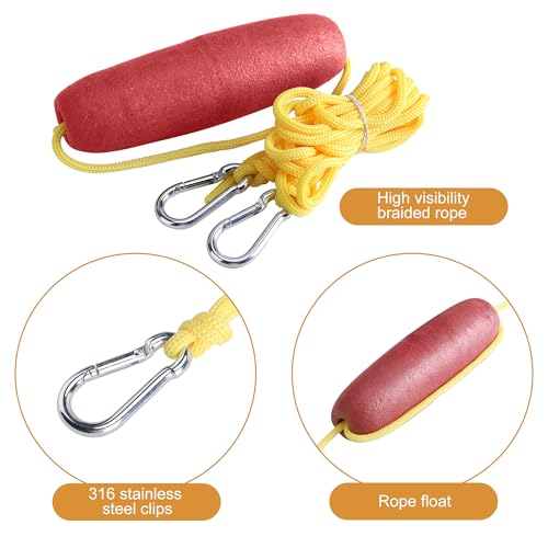 RunNico 10L 500D Sand Anchor for Small Boats,2 in 1 PWC Jet Ski Anchor Kit with Adjustable Buoy,Waterproof Dry Bag for Jet Ski, Kayak, Boat, Watercraft and Canoe