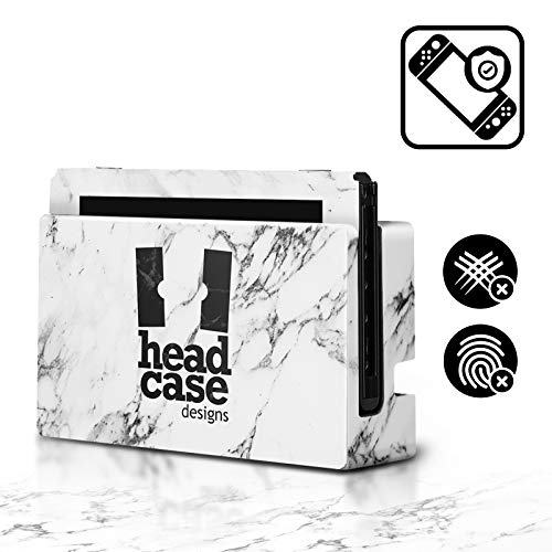 Head Case Designs Officially Licensed NHL Marble Dallas Stars Vinyl Sticker Gaming Skin Decal Cover Compatible with Nintendo Switch Console & Dock & Joy-Con Controller Bundle