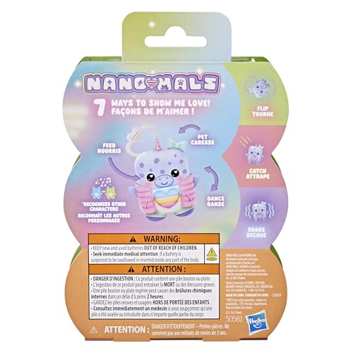 NANO-MALS Blubby The Narwhal, Electronic Pet Narwhal Toy, 70+ Responses, Interactive Fidget Toys for Girls & Boys Ages 5+