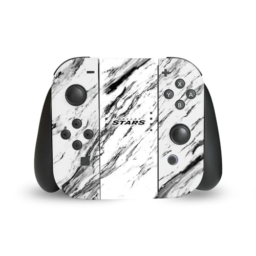 Head Case Designs Officially Licensed NHL Marble Dallas Stars Vinyl Sticker Gaming Skin Decal Cover Compatible with Nintendo Switch Console & Dock & Joy-Con Controller Bundle