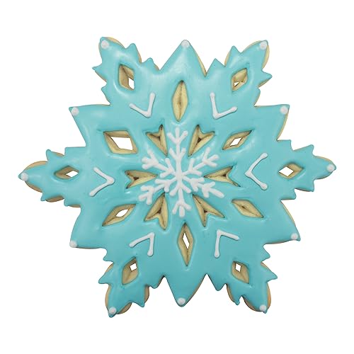 R&M International Snowflake Cookie Cutters with Interior Cut-Outs, 3" Assorted, 3-Piece Set