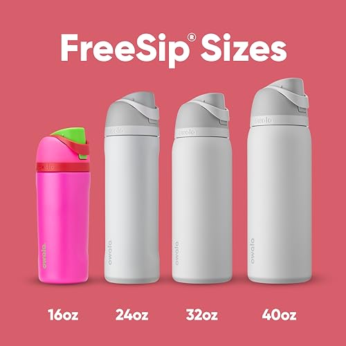 Owala FreeSip Insulated Stainless Steel Water Bottle with Straw, BPA-Free Sports Water Bottle, Great for Travel, 40 Oz, Camo Cool
