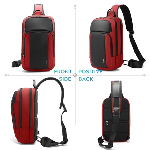 BANGE Sling Bag, Large Men's Cross Body bags, Men's Shoulder Bags for Work, Walking, Travel, Hiking…