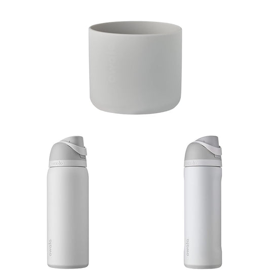 Owala Silicone Water Bottle Boot & FreeSip Insulated Stainless Steel Water Bottle with Straw & FreeSip Insulated Stainless Steel Water Bottle