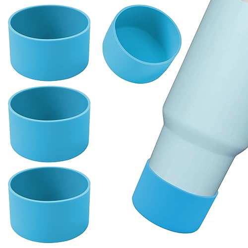 Silicone Cup Boot for 12oz - 40 oz Hydroflask &Stanley 40oz Protective Cup Bottom Sleeve Cover Compatible with Stanley Cup Accessories for All Water Bottles Bottom Diameter of 2.84-3in