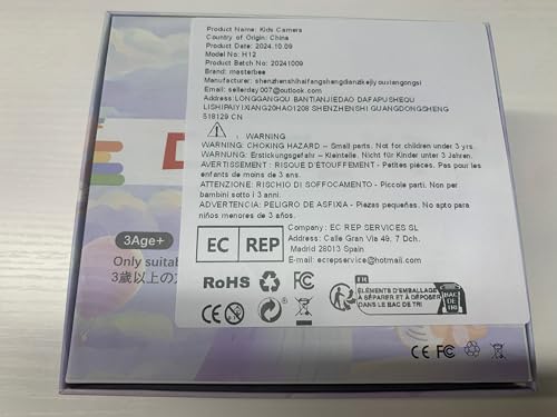 Masterbee Children's Camera Toys for Girls & Boys, 3-12 Years - 1080P HD Video Kids Digital Camera - Perfect for Christmas & Birthday Gifts