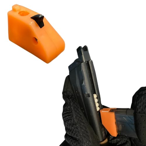 Generic Airsoft Speed Loader for Pistol Magazines Quick and Easy Reload (Light Orange)