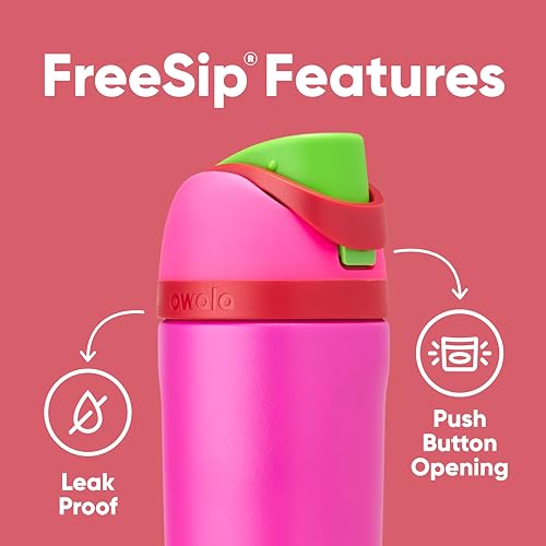 Owala FreeSip Insulated Stainless Steel Water Bottle with Straw, BPA-Free Sports Water Bottle, Great for Travel, 40 Oz, Camo Cool