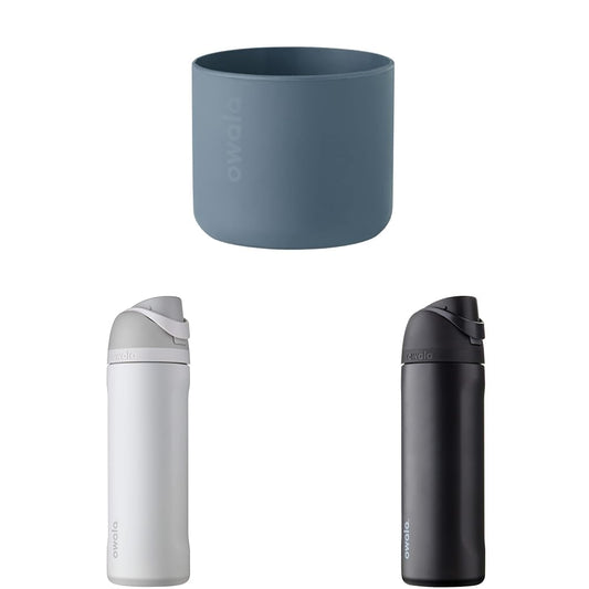 Owala Silicone Water Bottle Boot & FreeSip Insulated Stainless Steel Water Bottle with Straw & FreeSip Insulated Stainless Steel Water Bottle