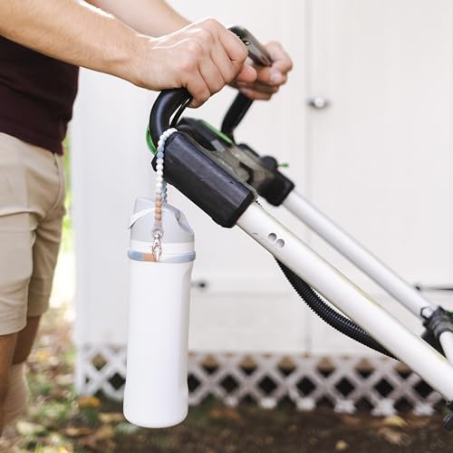 Ryan & Rose Water Bottle Handle - Water Bottle Sling, Carrier, Holder with strap - Soft Durable Silicone - Fits Most 8-40oz Bottles - Compatible Stanley Cup Accessories (Wharf)