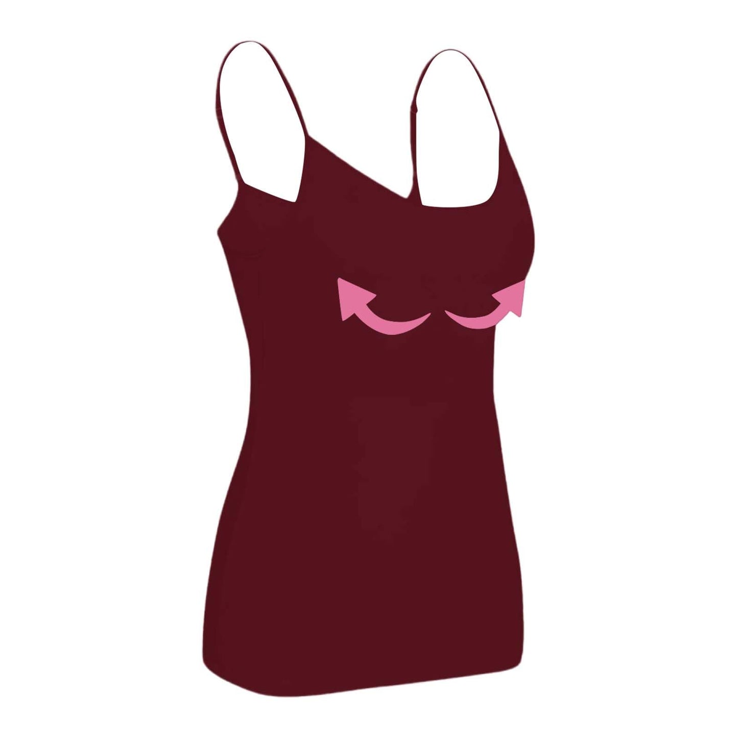 Generic Prime Online Shopping Log in, Tops with Built in Bra for Women, Adjustable Spaghetti Strap Cami Bra 2024 Summer Casual, Built in Bra Tank Tops for Women, Cute Tank Tops for Women, Wine, XL
