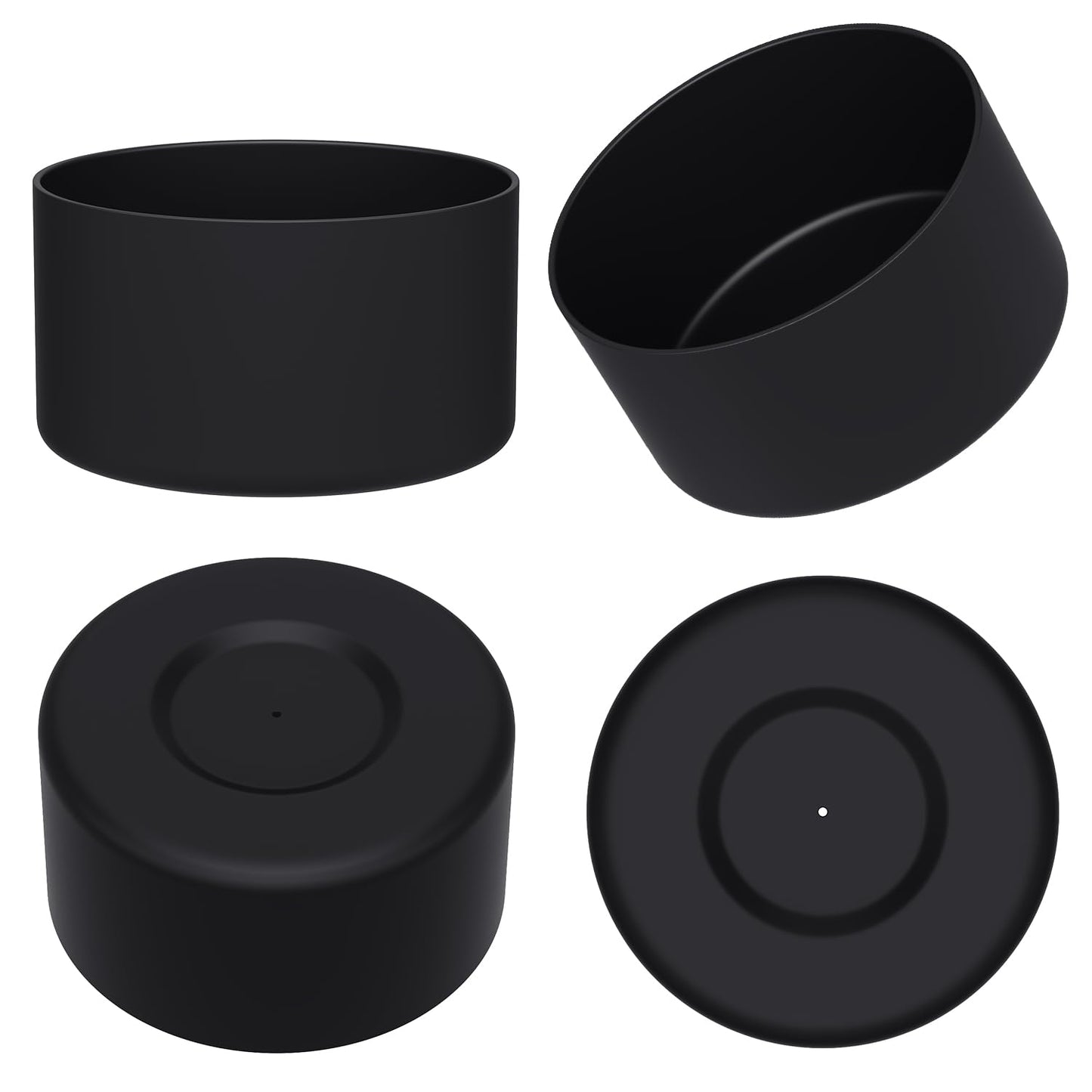 Affute Protective Silicone Boot for Stanley Quencher H2.0 40 30 20 oz & IceFlow Flip 30 20 oz, BPA Free Anti-Noise Anti-Scratch, Stanley Cup Protector Sleeve Cover Boot (Black)