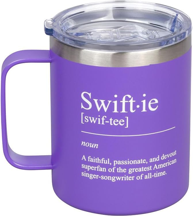 Find Funny Gift Ideas 12oz Stainless Steel Funny Coffee Mug - Holiday Gifts for Music Lovers, Travel Mug Holiday Gift Merchandise for Singer Fans - Album Tumbler Cup Tea Cup Merch