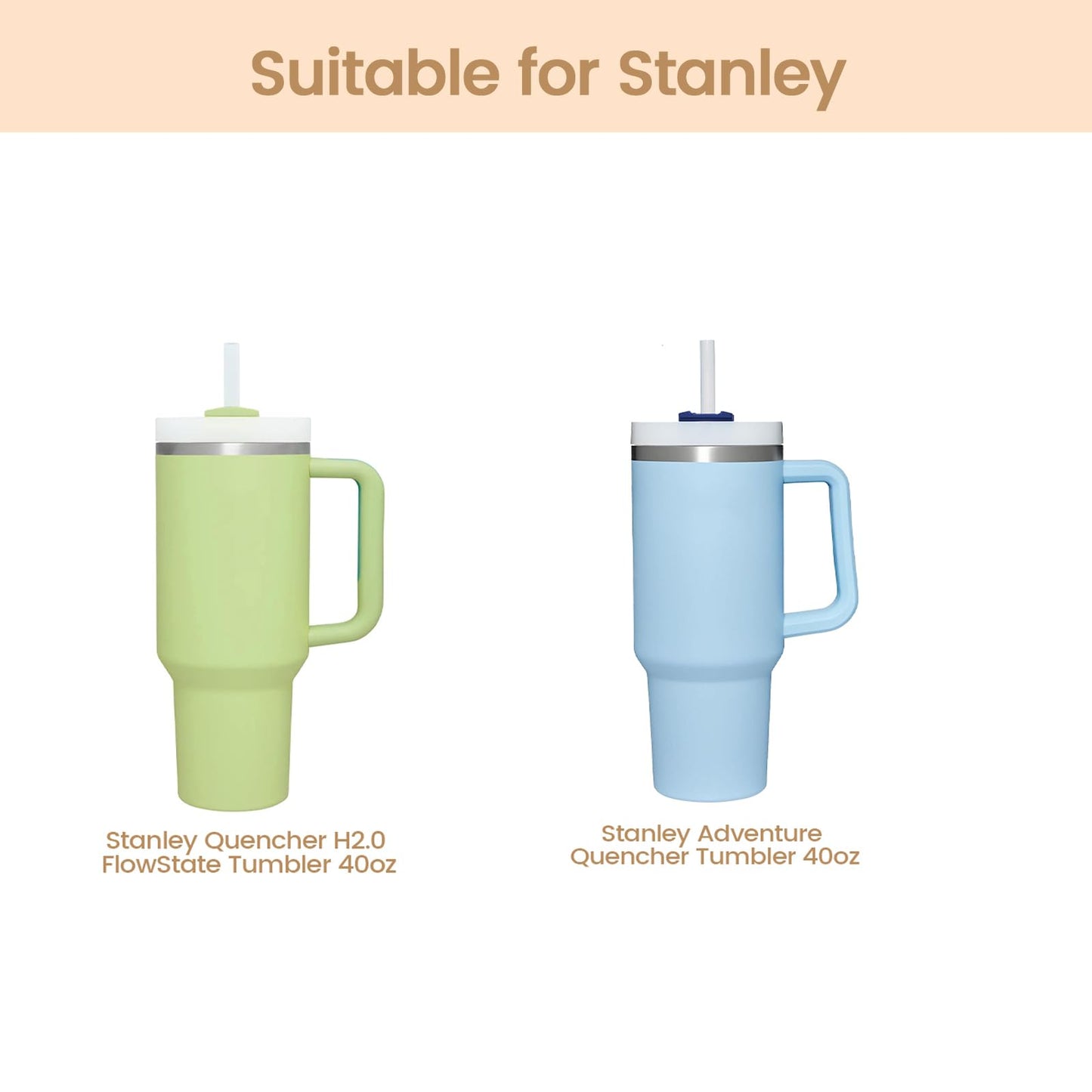 Thxbag Silicone Boot for Stanley Cup 30 oz, Clean Boot Sleeve Cover Fit with Stanley H2.0 and Quencher Adventure Tumbler Accessories (30 oz / 20 oz,Clean)