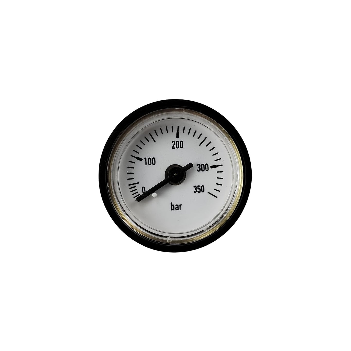 350Bar Mini Micro Gauge Regulator Parts 28mm Pressure Gauge for Paintball Airsoft Air Rifle M10 PCP Gauge FX EDGUN Manometer Paintball Gauge (White with Cover, M10)