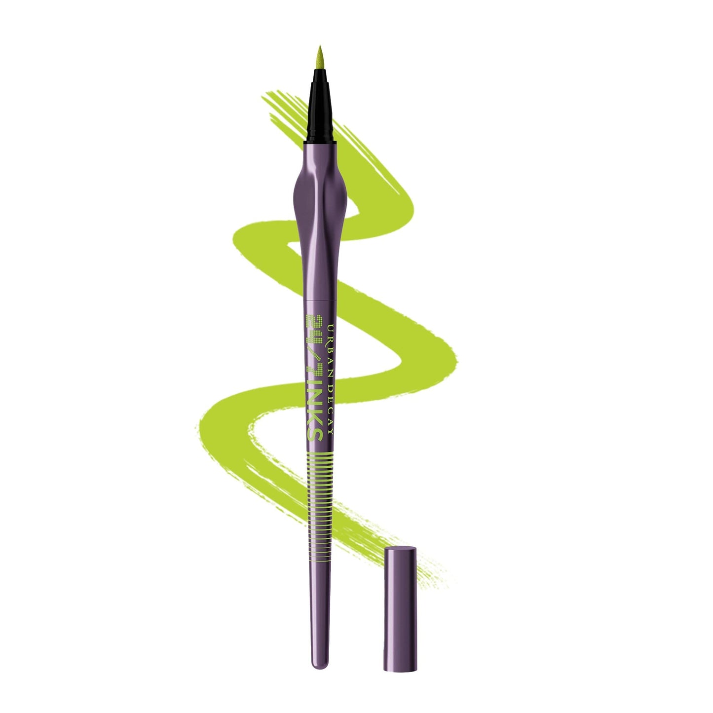 Urban Decay 24/7 Inks Liquid Eyeliner Pen – Water-Resistant, Smudge-Proof – Up to 24HR Wear – Ergonomic Grip – Vegan & Cruelty Free – Freak (Matte Lime Green, Felt Tip)
