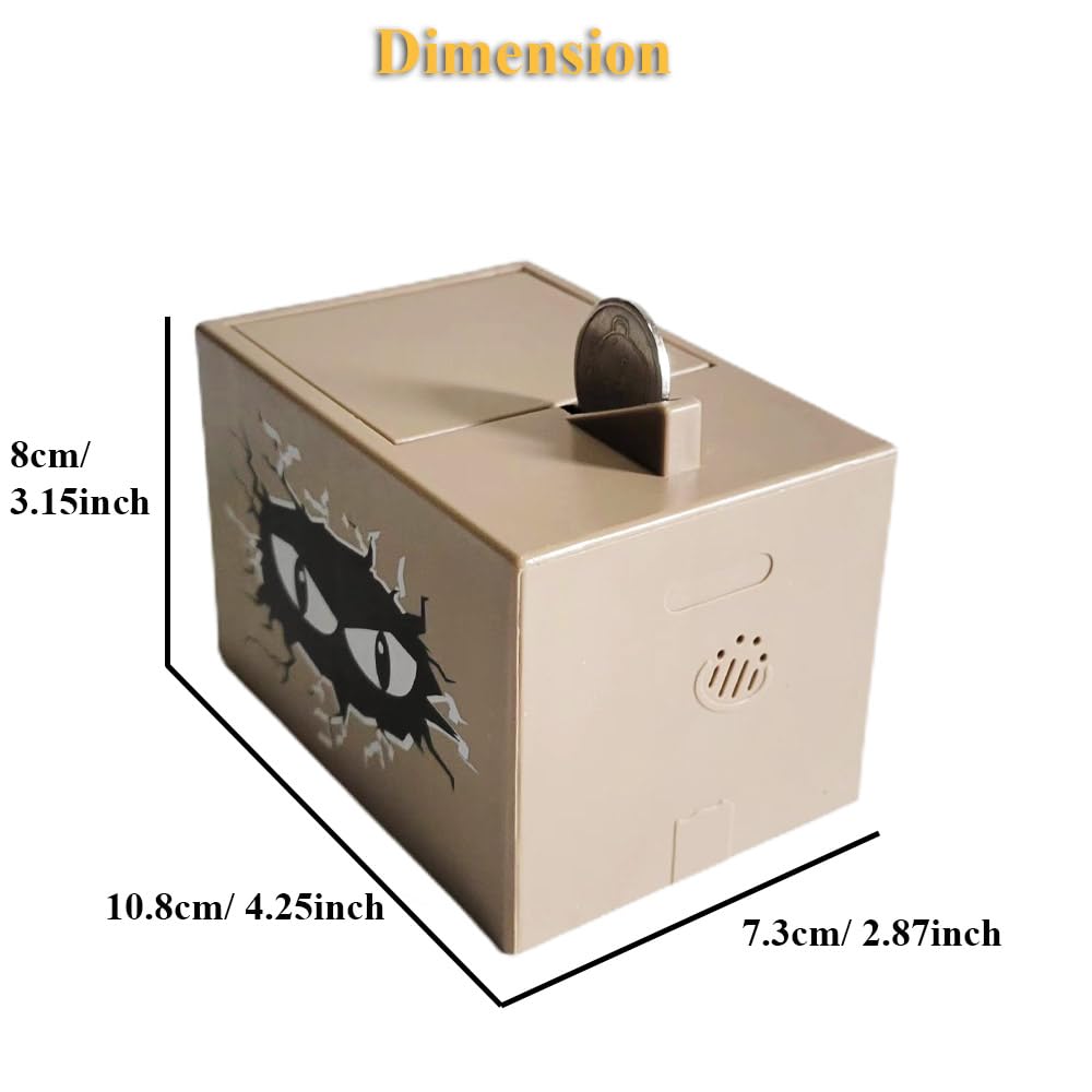 Ghost Hand Money Bank, Funny Terrible Stealing Coin Bank Prank Toy Money Saving Box Surprise Piggy Bank Toy (Blue)