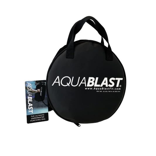 Aqua BLAST 25 Liter Portable Fitness and Punching Bag for Swimming Pools for a Total-Body, Low-Impact Workout Using Water Resistance & Weight; Sets Up in 30 Seconds & Take It Anywhere