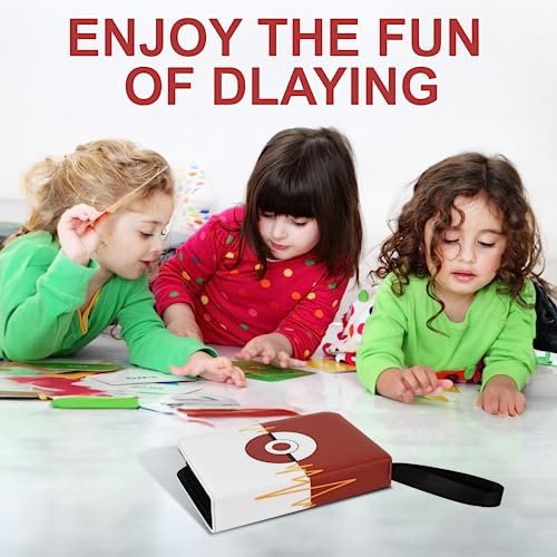 Collectible Trading Card Albums,Collectible Trading Card Protective Sleeves,Card Binder 4-Pocket,400 Pockets Card Case Holder for TCG, Sports Card.