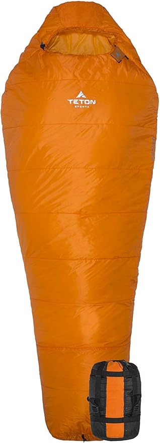 TETON Sports ALTOS, 20 Degree and 0 Degree Sleeping Bag for Adults, Lightweight Warm Mummy Sleeping Bag for Camping, Hiking, Backpacking