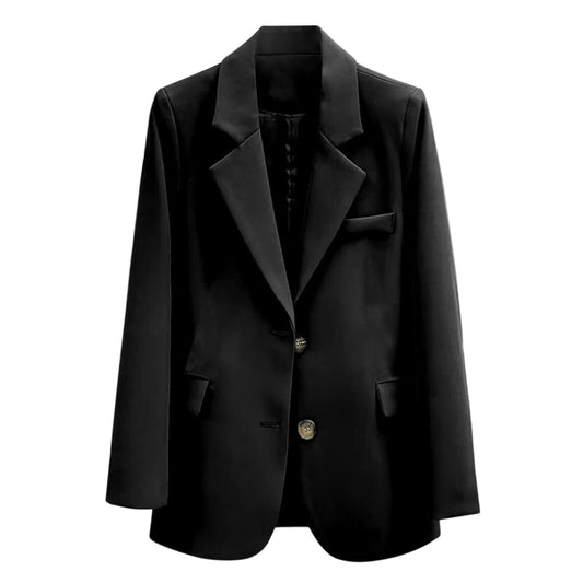 Prime Early Access Deals Today Blazers for Women Business Casual Summer Solid Long Sleeve Jackets Open Front Button Down Office Work Suit Tops with Pockets Deals of The Day Lightning Deals Today